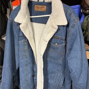 Wrangler Denim Sherpa Jacket